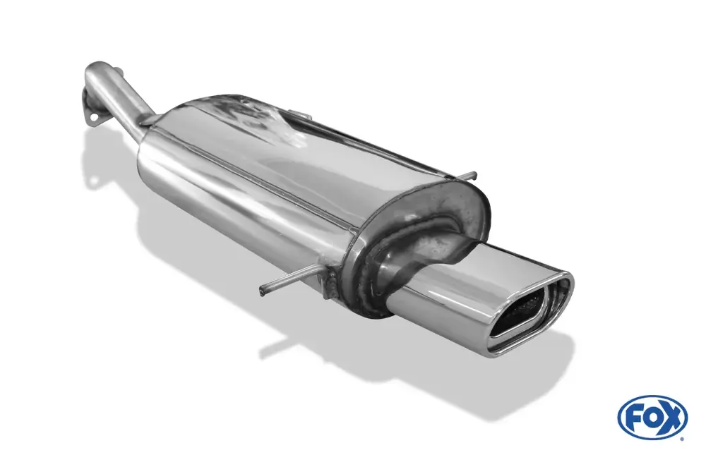 FOX Endschalldämpfer passend für Mazda 323 IV Typ BG Stufenheck - 135x80 Typ 53 Knallerangebot