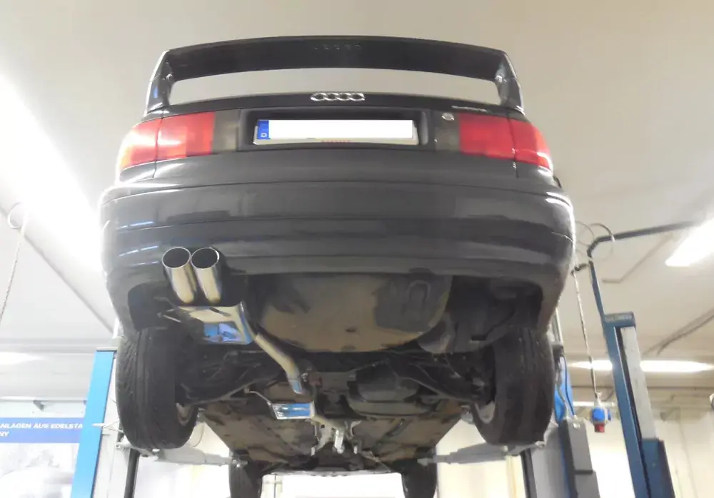 FOX Endschalldämpfer passend für Audi 80 Typ B4 quattro mit RS-Stoßstange – 2x76 Typ 10 Jetzt Kaufen