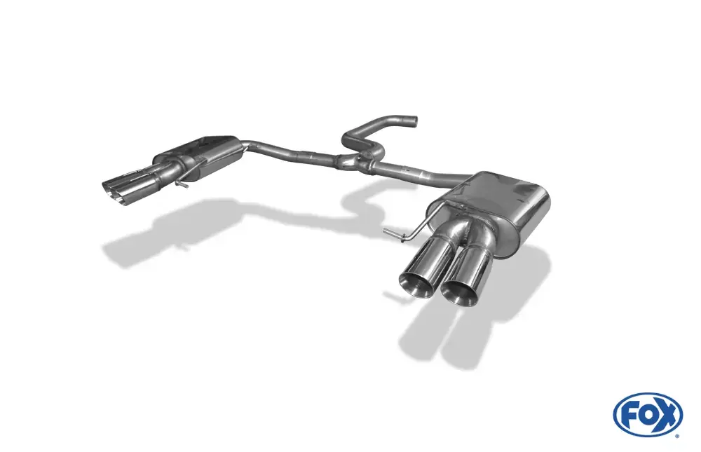 FOX Endschalldämpfer passend für Seat Leon 5F ST Cupra 265/280/290 - 2x80 Typ 25 rechts/links Sonderangebot