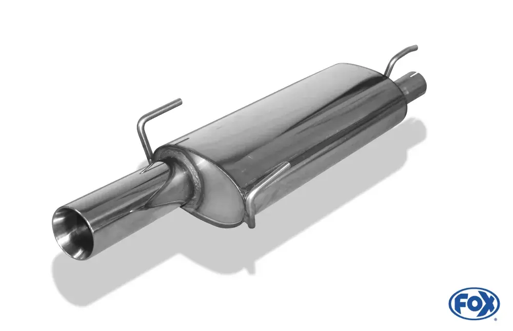 FOX Endschalldämpfer 1x80 Typ 24 passend für Opel Astra F-CC Neue Kollektion