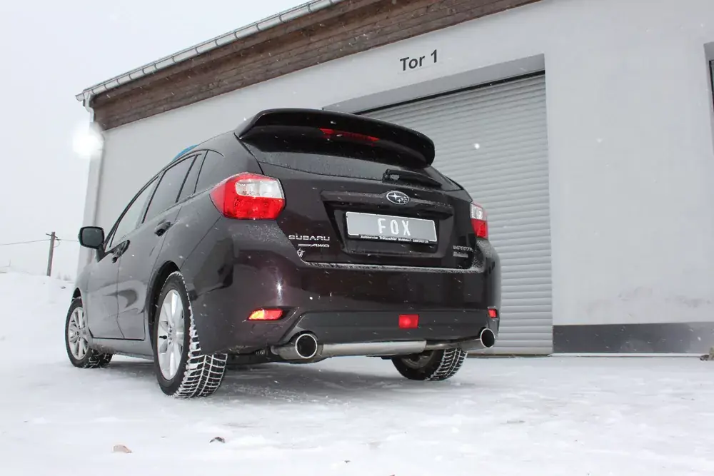 Mega-Angebot FOX Endschalldämpfer passend für Subaru Impreza GP 4x4 - 1x100 Typ 12 rechts/links