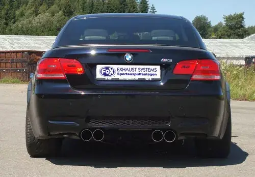 Preisreduziert Endschalldämpfer passend für BMW E93 M3 Cabrio - Edelstahl 2x90 Typ 10 rechts/links