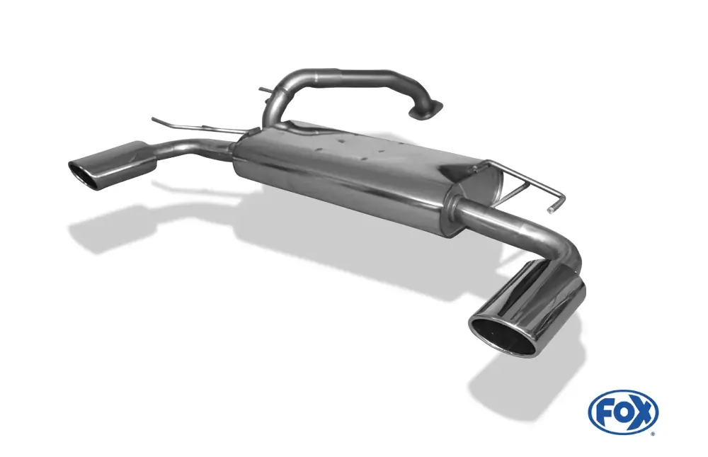 Direkt Vom Hersteller FOX Endschalldämpfer passend für Mazda 5 CW ab 2010 – 115x85 Typ 32 rechts/links