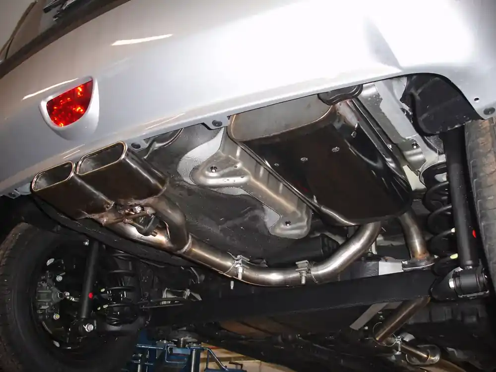 FOX Endschalldämpfer passend für Kia Rio II 2x130x50 Typ 52 Expressversand
