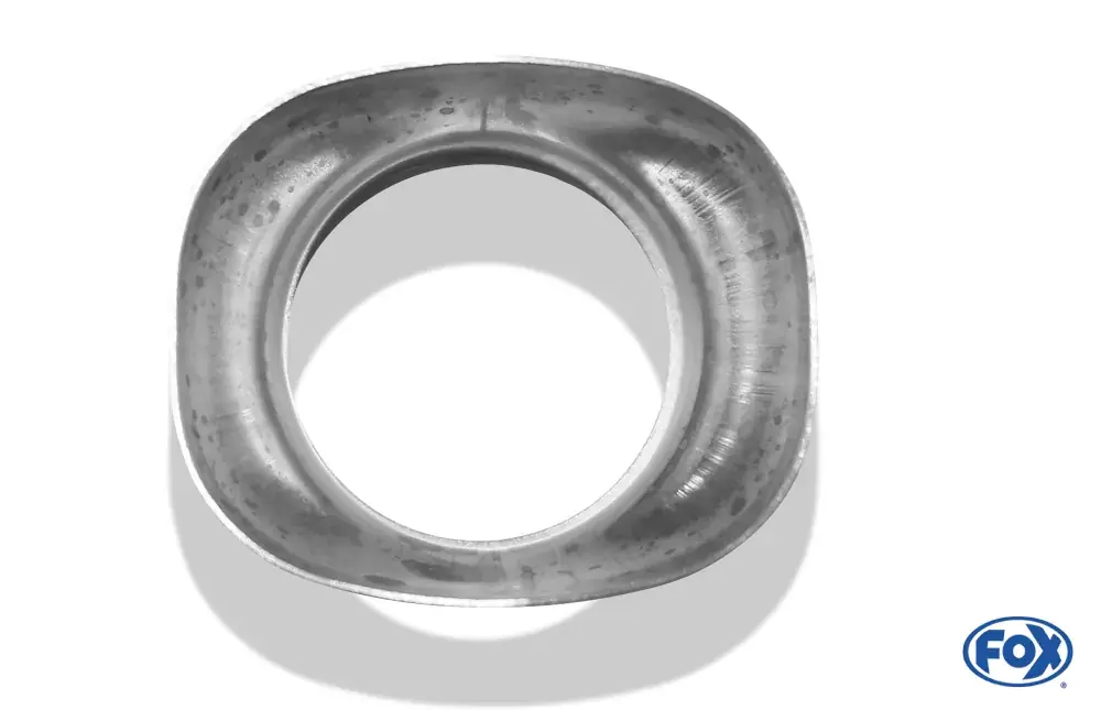 FOX Deckel für Endrohr eckig 110x110 mit Loch Ø63mm Versand Am Gleichen Tag