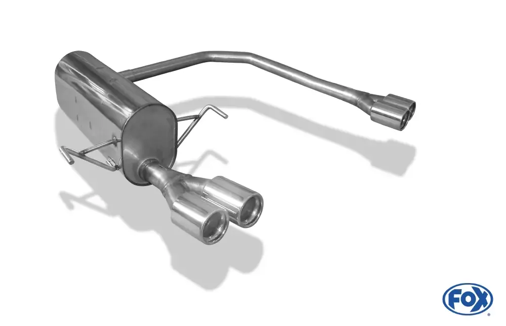 Wochenendangebot FOX Endschalldämpfer passend für Opel Astra H / Astra H GTC - 2x76 Typ 13 rechts/links