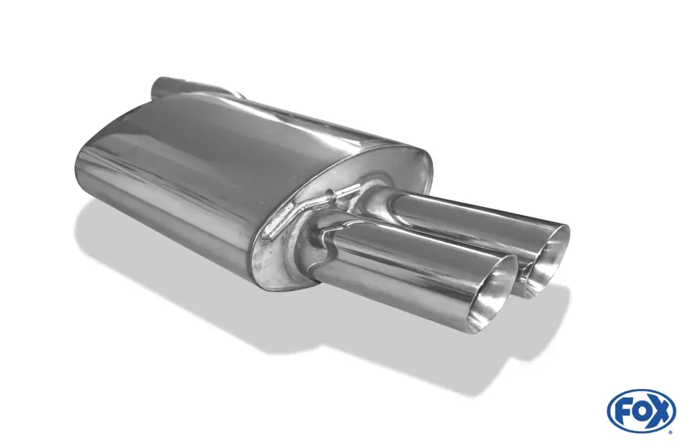 FOX Endschalldämpfer 2x90 Typ 25 passend für BMW E60/E61 540i 545i Neue Ware
