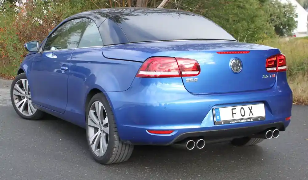 Saisonangebot FOX Endschalldämpfer passend für VW Eos 1F Facelift 1.4l – 2x80 Typ 16 rechts/links