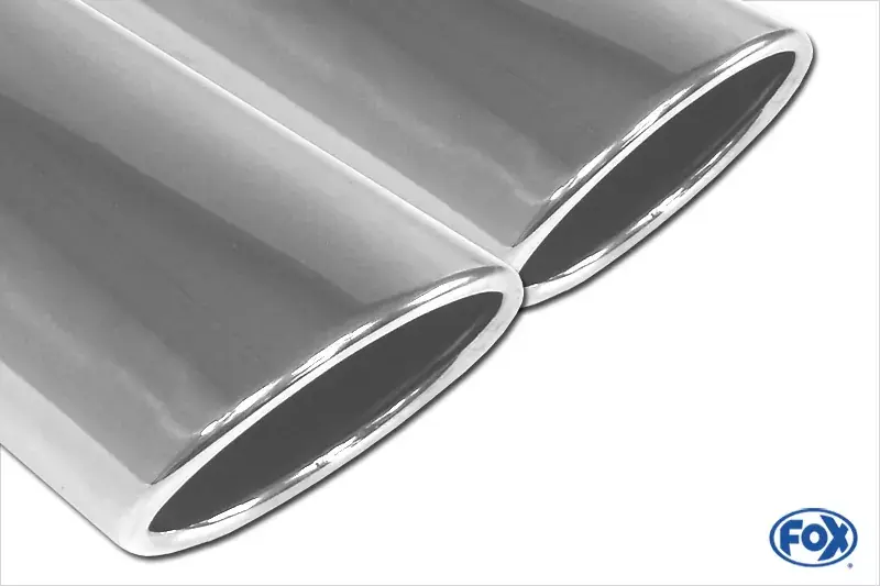Neuheit FOX Endschalldämpfer passend für Mercedes S-Klasse W220 - 2x115x85 Typ 32 rechts/links