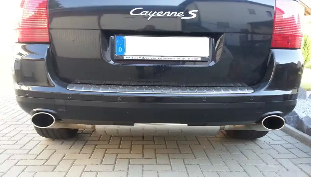 FOX Endschalldämpfer passend für Porsche Cayenne 9PA 3,2l 140x90 Typ 32 rechts/links Top-Angebot