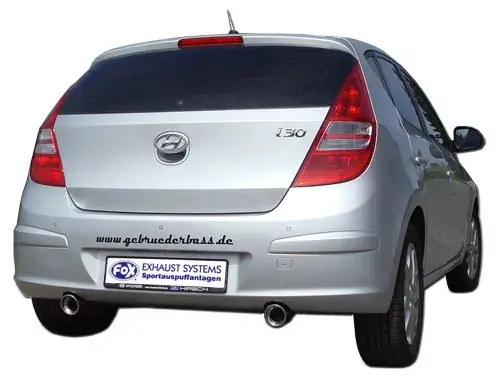 FOX Endschalldämpfer passend für Hyundai i30 CZ 1x90 Typ 17 rechts/links Kracherpreis