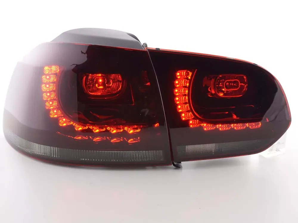 Mega-Angebot LED Rückleuchten Set passend für VW Golf 6 Typ 1K 2008-2012 rot/schwarz GTI-Look