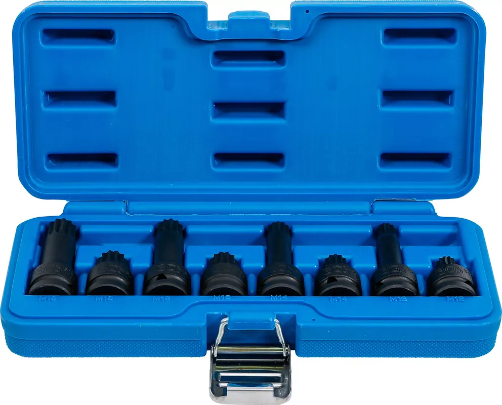 Jetzt Kaufen BGS Kraft-Bit-Einsatz-Satz 1/2 Zoll Innenvielzahn (für XZN) M12–M18 8-tlg