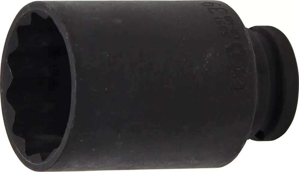 Expressversand BGS Kraft-Steckschlüssel-Einsatz Zwölfkant tief 1/2" (12,5 mm) SW 39 mm