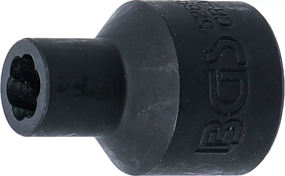 Expressversand BGS Spiral-Profil-Steckschlüssel-Einsatz / Schraubenausdreher 1/2 Zoll SW 8 mm