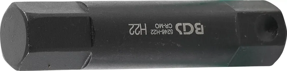 Kracherpreis BGS Bit 100 mm Außensechskant / Innensechskant 22 mm