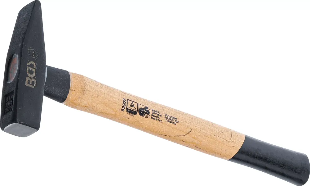 Schnäppchen Schlosserhammer 300 g mit Hickory-Stiel nach DIN 1041