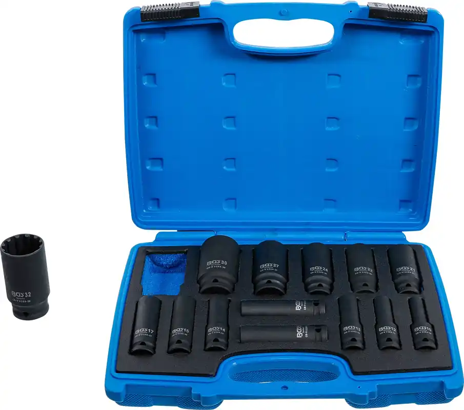 Preiswert BGS Kraft-Steckschlüssel-Einsatz-Satz Gear Lock 14-tlg.