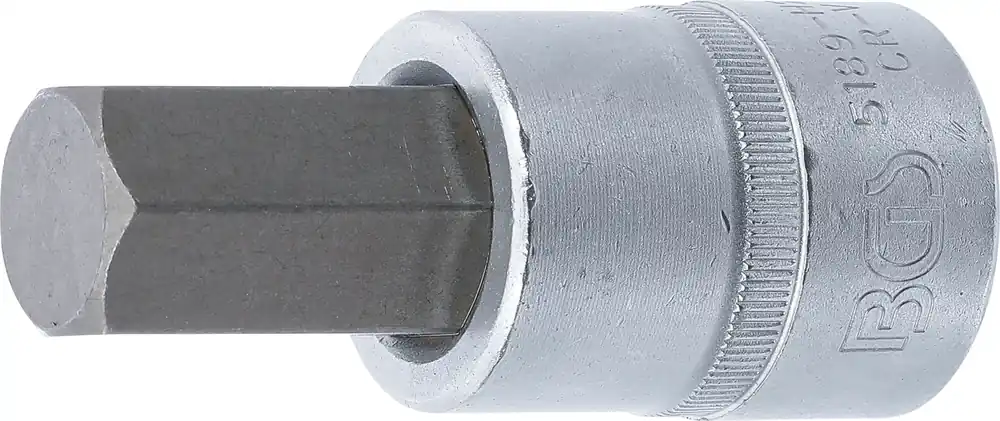 Bestpreis BGS Bit-Einsatz Innenvierkant 20 mm (3/4") Innensechskant 22 mm
