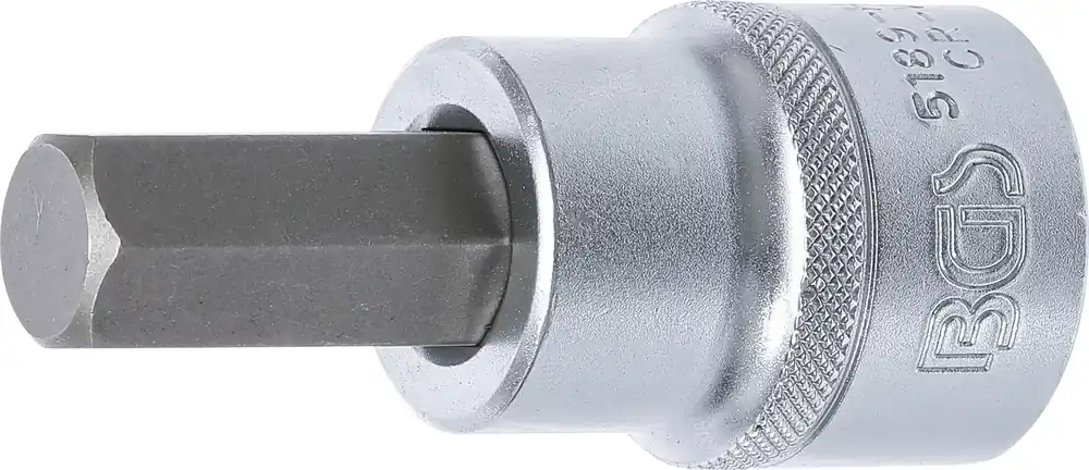 BGS Bit-Einsatz Innenvierkant 20 mm (3/4") Innensechskant 17 mm Begrenztes Angebot
