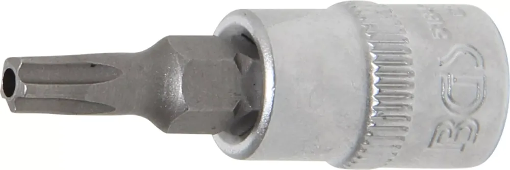 BGS Bit-Einsatz TS25 mit Bohrung 1/4 Zoll Innenvierkant Highlight