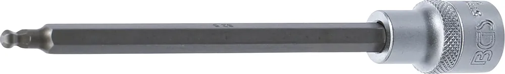 BGS Bit-Einsatz 160 mm Innenvierkant 1/2 Zoll Innensechskant Kugelkopf 5 mm Top-Preis