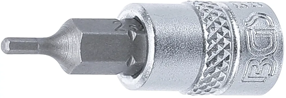 Begrenztes Angebot BGS Bit-Einsatz 1/4" Innenvierkant 6,3 mm Innensechskant 2 mm