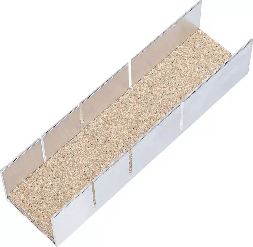 Billig Aluminium-Gehrungslade 245x65x55 mm