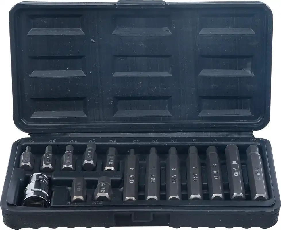 Kracherpreis Bit-Satz 15-tlg. Außensechskant 10 mm (3/8")