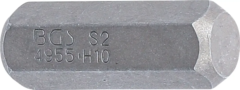 Top-Seller BGS Bit 30 mm Außensechskant/Innensechskant 10 mm