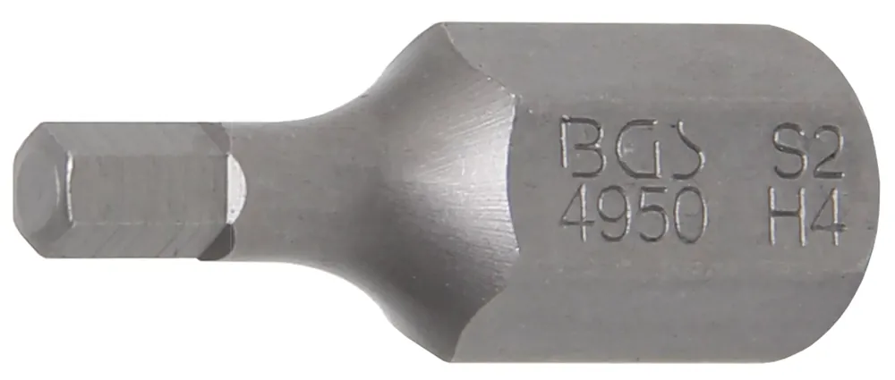 Beliebt BGS Bit Länge 30 mm Außensechskant 10 mm Innensechskant 4 mm