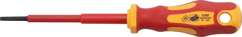 VDE-Schraubendreher Schlitz 3 mm mit 2-Komponenten-Griff Preisreduziert