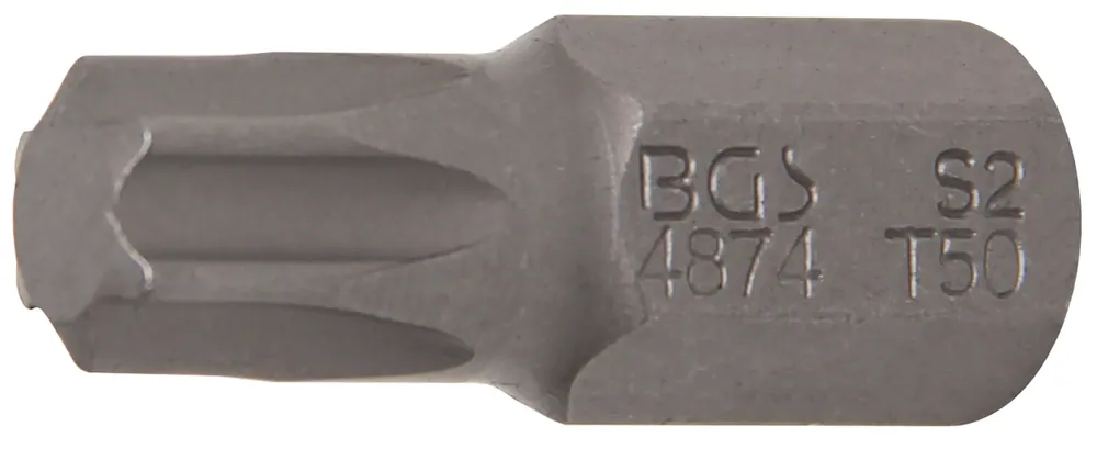 Preisreduziert BGS Bit T50 Torx Außensechskant 10 mm Länge 30 mm