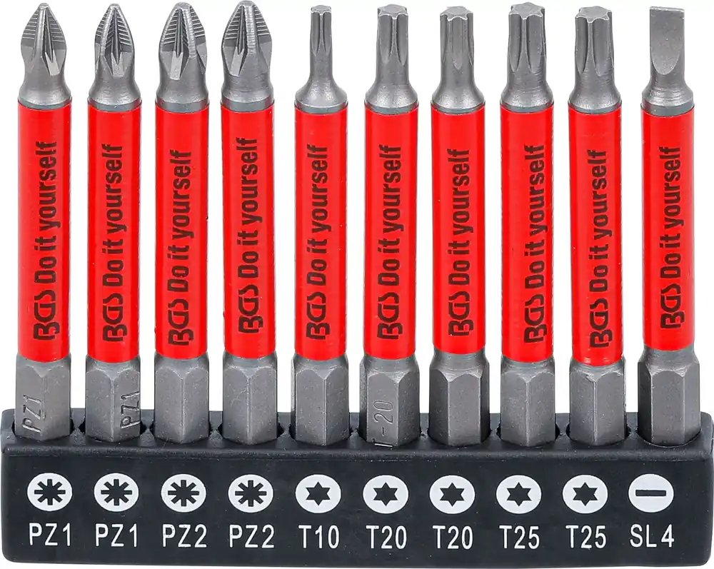 Nur Für Kurze Zeit Antirutsch-Bit-Satz magnetisch 70 mm 10-teilig