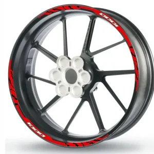Sale Felgenrandaufkleber TBRACE 1000 ccm rot