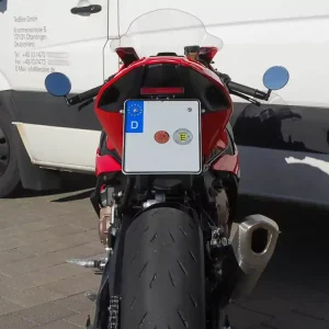 Schnäppchen Kennzeichenhalter IQ4 mit Blinker passend für BMW S1000RR M1000RR (2019-2025)