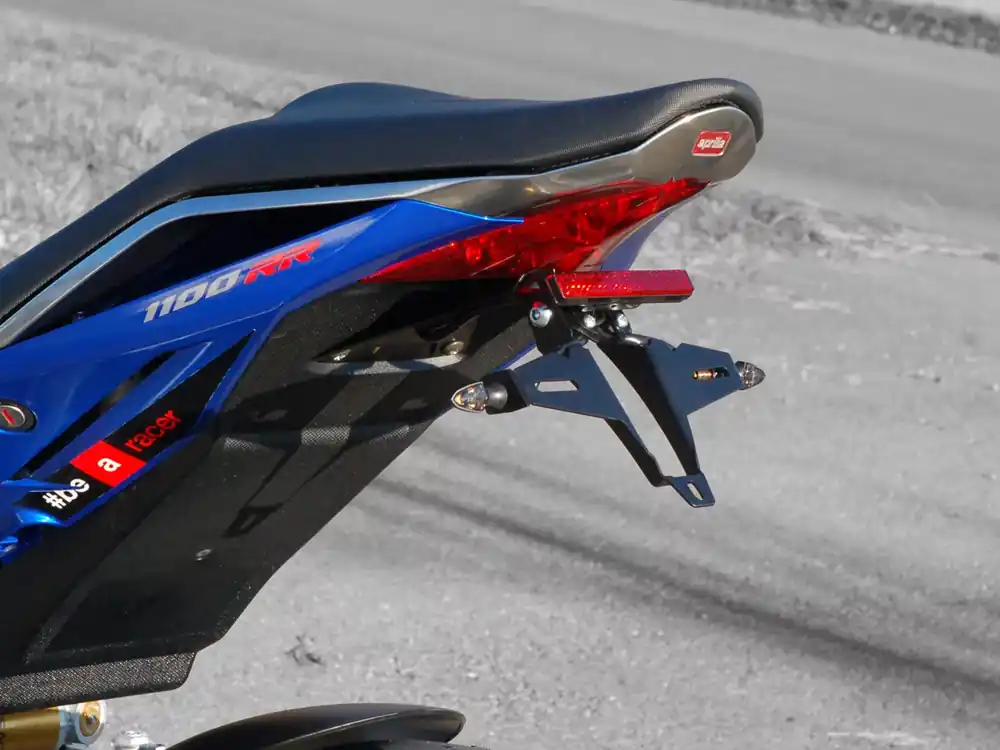 Nur Für Kurze Zeit Kennzeichenhalter IQ4 passend für Aprilia Tuono V4 (2011-2020)