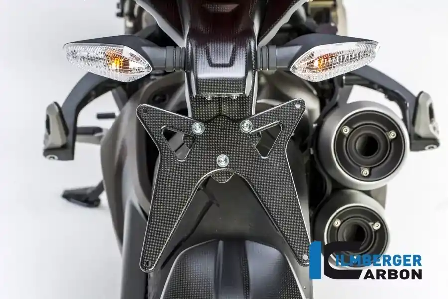 Mega-Angebot Ilmberger Carbon Kennzeichenträger Carbon matt passend für Ducati Monster 1200