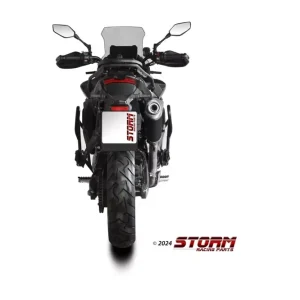 STORM by MIVV Oval Endschalldämpfer Edelstahl Schwarz passend für VOGE Valico 900 DSX Sonderaktion