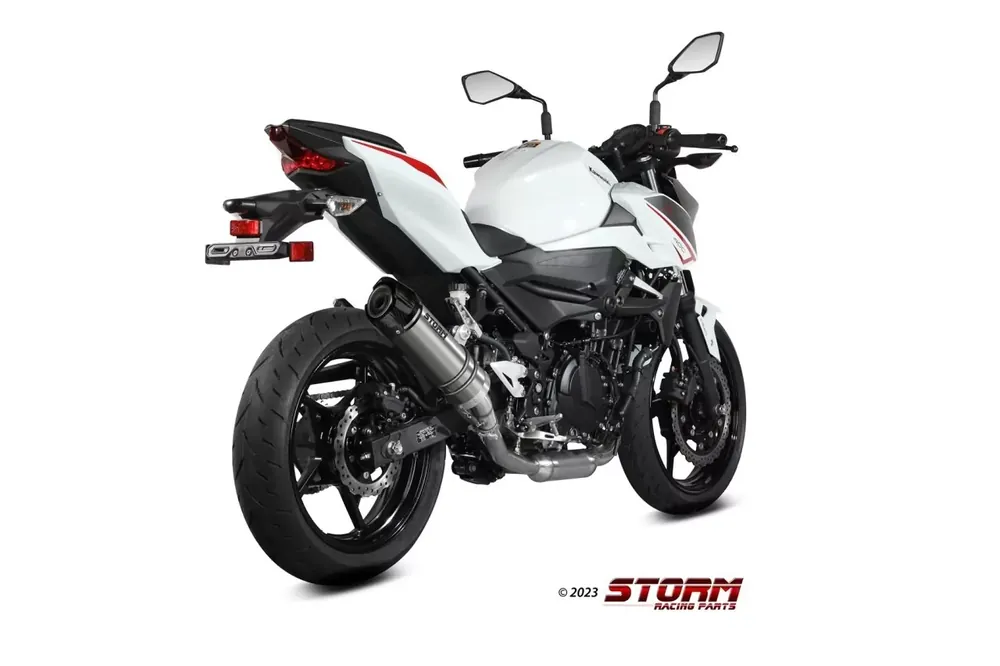 Bestseller STORM by MIVV GP-C Edelstahl Endschalldämpfer passend für Kawasaki Ninja 400 18-23