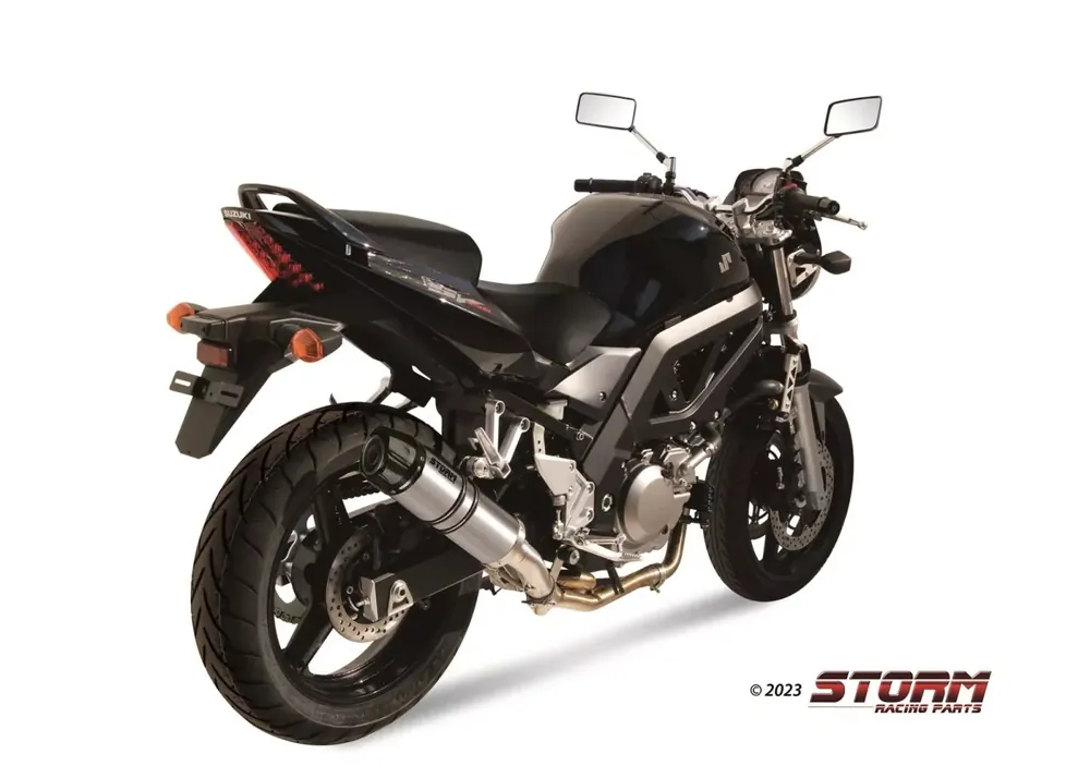 Garantierte Lieferung STORM by MIVV GP-C Edelstahl Endschalldämpfer passend für Suzuki SV 650 04-15