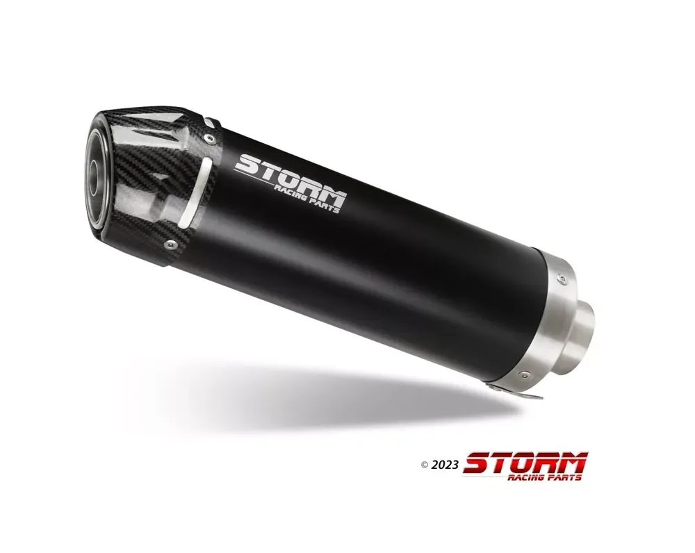 Nur Für Kurze Zeit STORM by MIVV GP-C Endschalldämpfer Edelstahl Schwarz passend für Yamaha YZF 600 R6 99-02