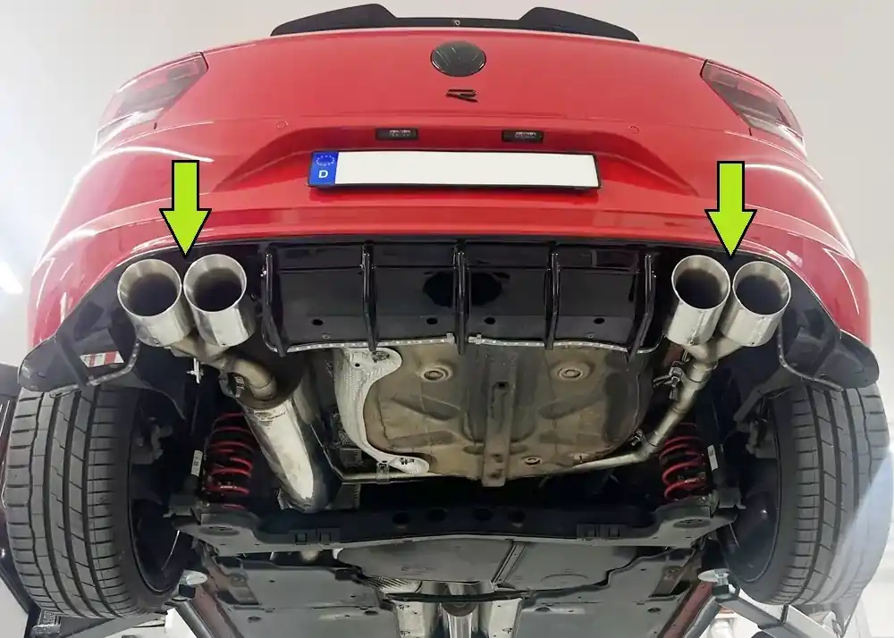 FOX Sport-ESD passend für VW Polo (AW) R-Line, 1.0l 70/85kW ab BJ 2017 Preisknaller