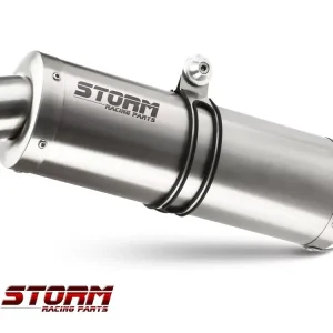 Ausverkauf Storm by MIVV Oval Edelstahl Komplettanlage passend für Yamaha XSR 900 16-20