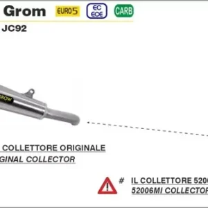 Schneller Versand Arrow Racing Krümmer passend für Honda MSX 125 Grom 21-22