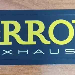 Arrow Aufkleber 135x35 Schwarz hitzebeständig Geprüft