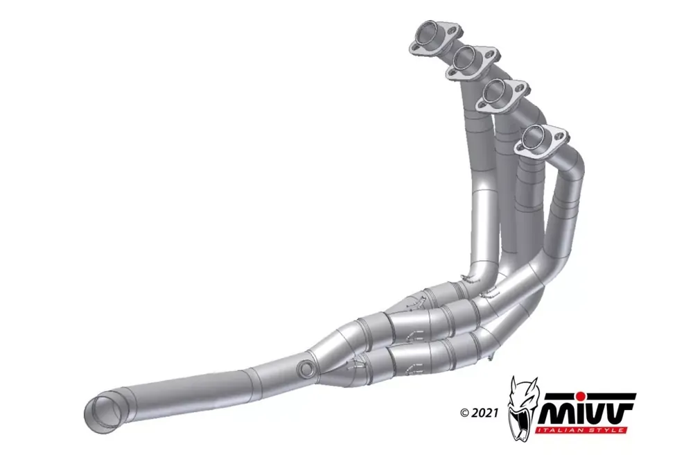MIVV Katersatzrohr passend für Kawasaki Ninja 1000 SX / Tourer 2020–2022 Letzte Chance