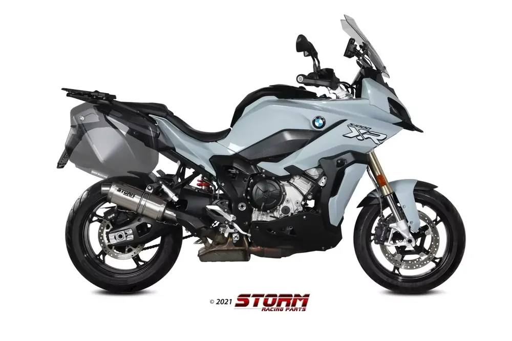 Schneller Versand Storm by MIVV OVAL Edelstahl Endschalldämpfer passend für BMW S 1000 XR 20-25