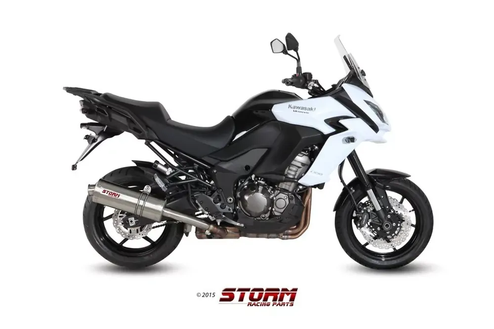 Storm by MIVV OVAL Endschalldämpfer passend für Kawasaki Versys 1000 Billig