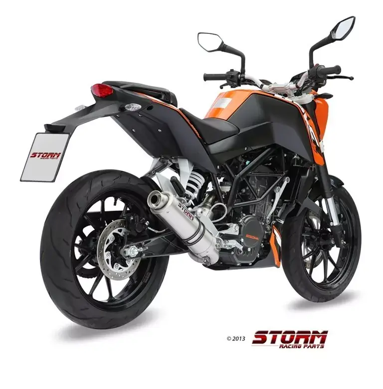 Neu Im Sortiment Storm by MIVV GP Komplettanlage Edelstahl passend für KTM 125/200 Duke